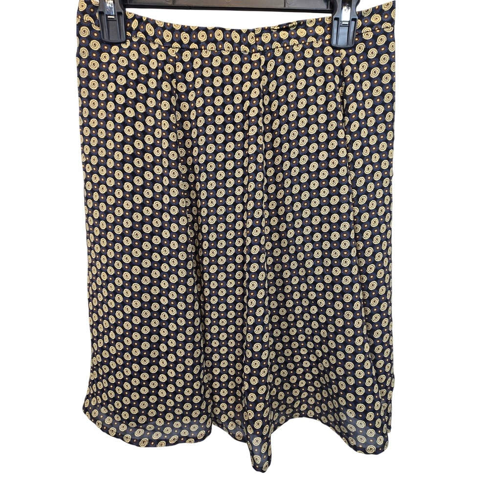 Vintage Bentley Arbuckle Geometric Print Skirt Womens 10 Rayon USA